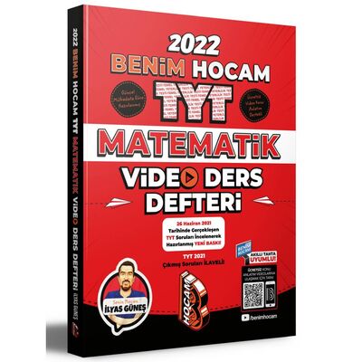 2022 TYT Matematik Video Ders Defteri Benim Hocam Yayınları